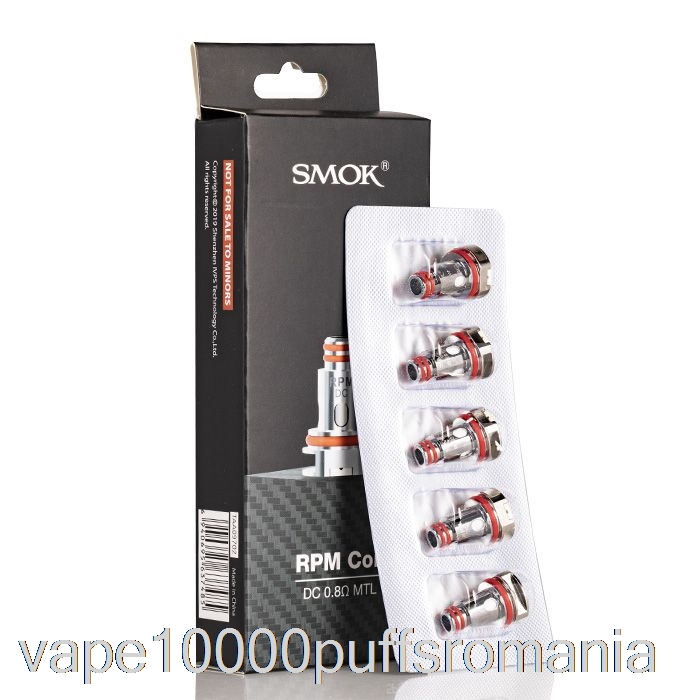 Vape Romania Smok Rpm Bobine De Schimb 0.8ohm Rpm Bobine Dc Mtl